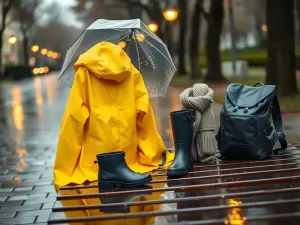 Jak się ubrać na spacer w deszczu?